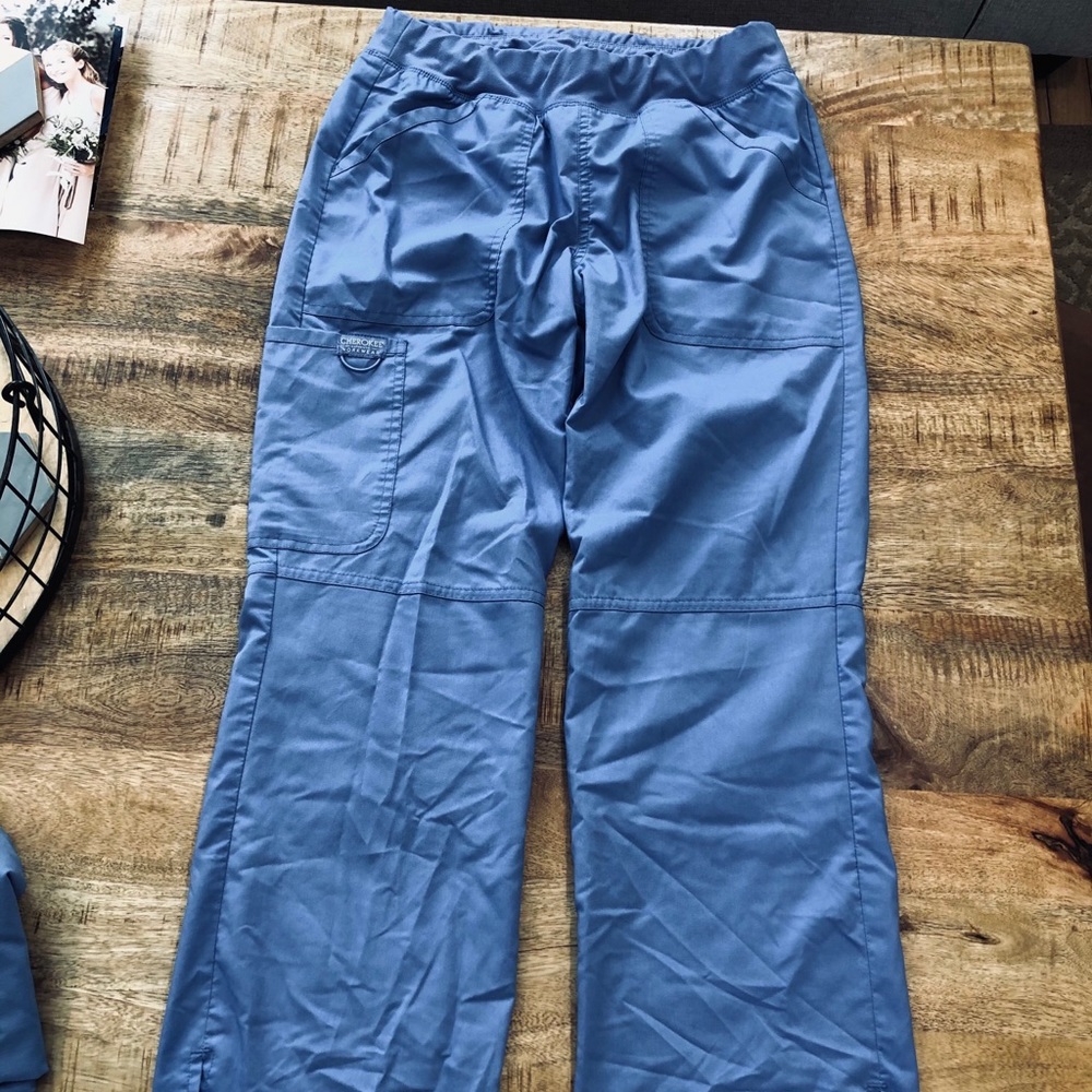 Ceil blue scrub pants Cherokee